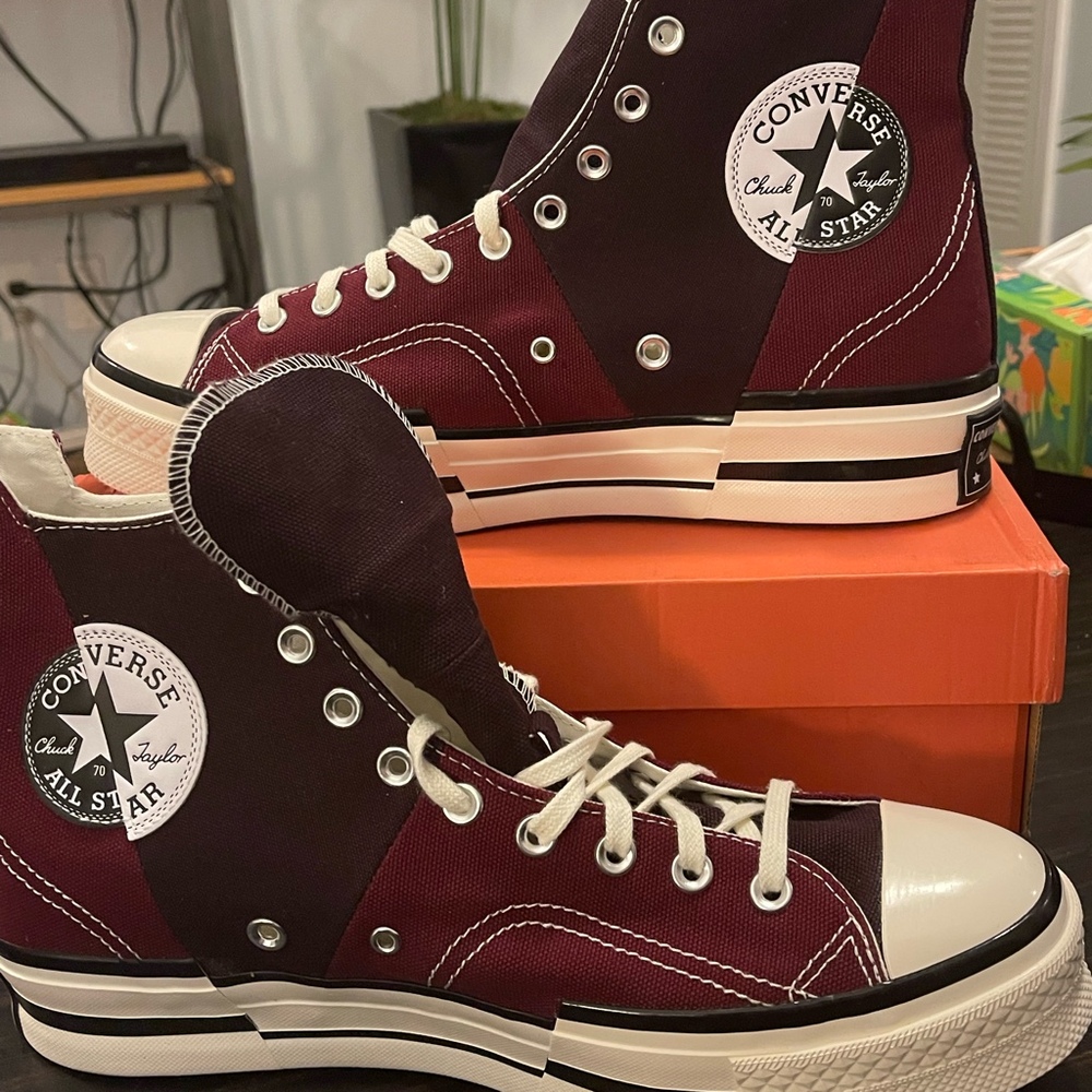 Converse Chuck Taylor Dark Beetroot/Egret/Black Men’s 12 - Picture 6 of 7